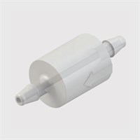 Polypropylene Bodied Check Valve, EPDM Seal, 3.2mm (1/8") ID Tube, Cracking Pressure 3 psi