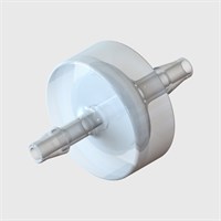 Clear Polycarbonate Disposable Filter, 45 to 90 Micron Polyethylene Fibre Screen, 1/8" (3.2mm) ID Tube