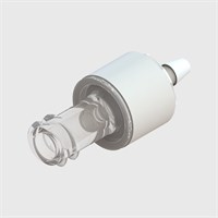 3/32" Barb to Female Luer Lock, ABS Body with Polystyrene & Glass Fibre Filter