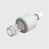 1/8" Barb to Female Luer Lock, ABS Body with Polystyrene & Glass Fibre Filter