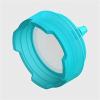 Teal Polypropylene Suction Filter, 105 Micron Polypropylene Mesh, 1/16" (1.6mm) ID Tube