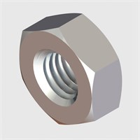 Panel Mount Nut 1/4-28 UNF with 7/16" HWG, Stainless Steel