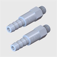 In-Line Filters 10-32 UNF male thread x 1/8" Barbed Port - Polysulfone