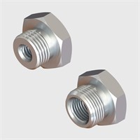 Nickel Plated Brass Male to Female Adaptors - Various Sizes