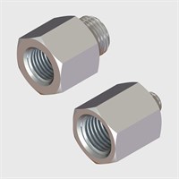 Nickel Plated Brass Male to Female Adaptors - Various Sizes