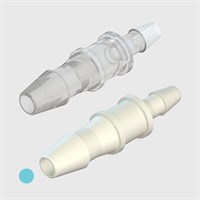 1/16 - 3/32" Barbs Straight Reducing Connectors - Various Materials
