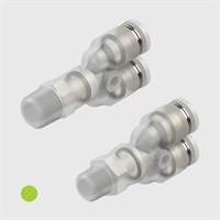 Polypropylene - Swivel Male Y Adaptors - Various Sizes