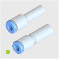 Oxygen Compatible Nylon Straight Adaptors, EPDM-N Seal - 4.0mm to Various Sizes 