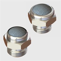 Short Body Style 304 Stainless Steel Silencers, 316L Stainless Steel Wire Element